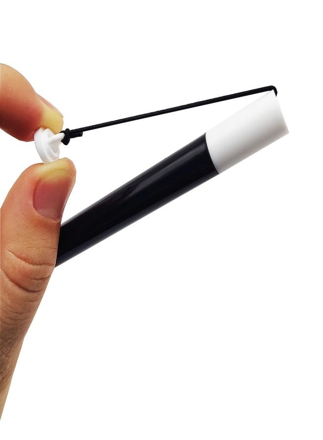 Ovewibi 1 Pack Plastic Magic Wand Black and White Spell Casting Stick for Magician Costume Magic Tricks - Image 4